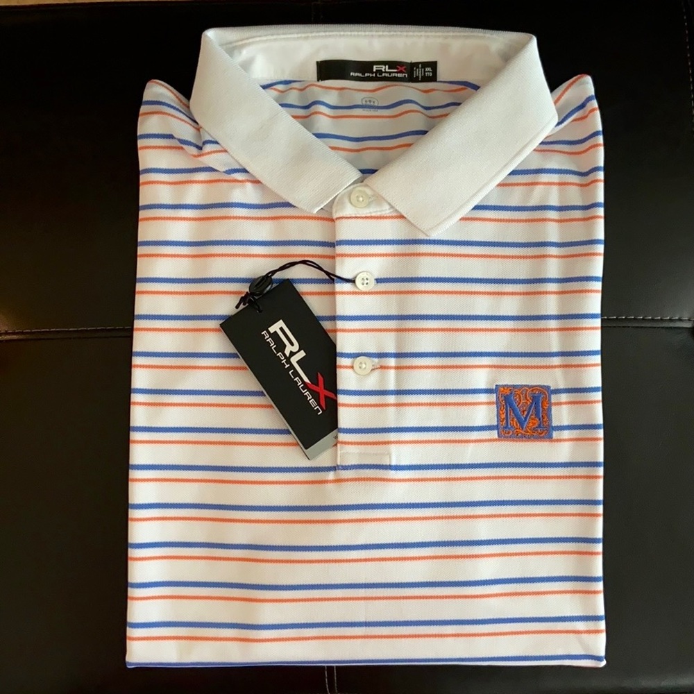 RLX Ralph Lauren Striped Polo Golf Shirt